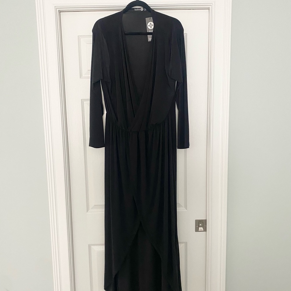 Black evening gown size 18